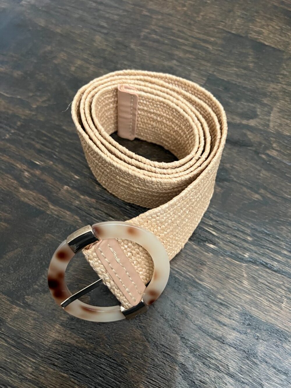 Woven Raffia Belt - Picture 3 of 3